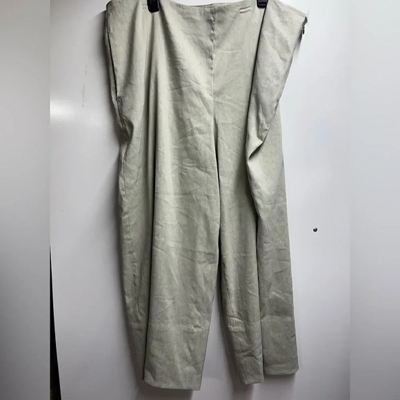 Vince Women's Linen Crop Wide Pant new size 18 - Picture 3 of 8